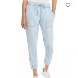 Bella Dahl chambray jogger pants size M